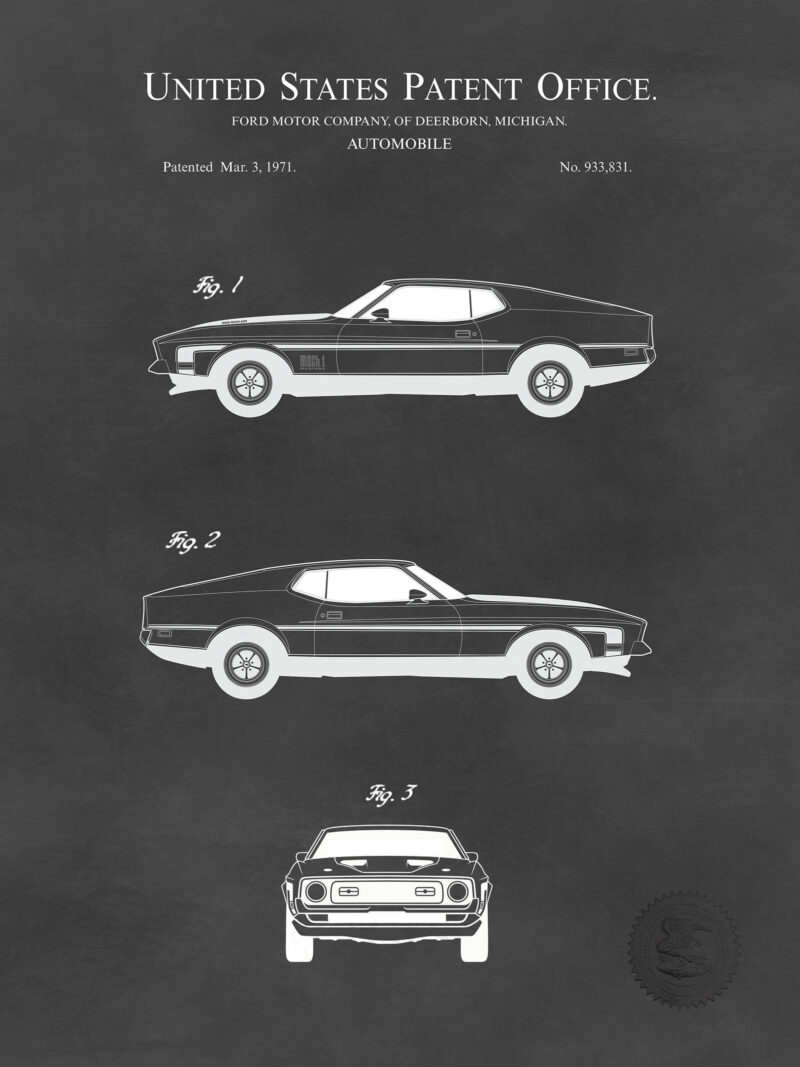 Mustang Mach 1 | 1971 Ford Patent