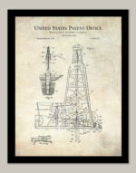 Drilling Rig Concept | 1911 Patent Print