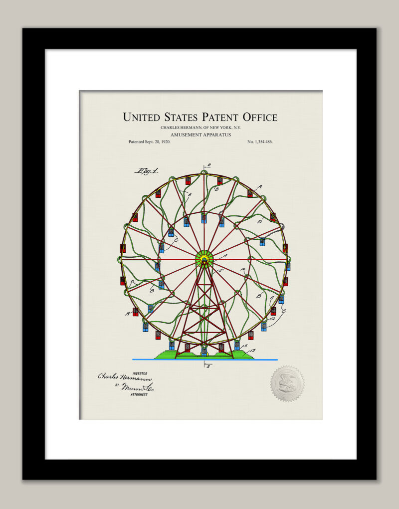 Ferris Wheel Design | 1920 Patent