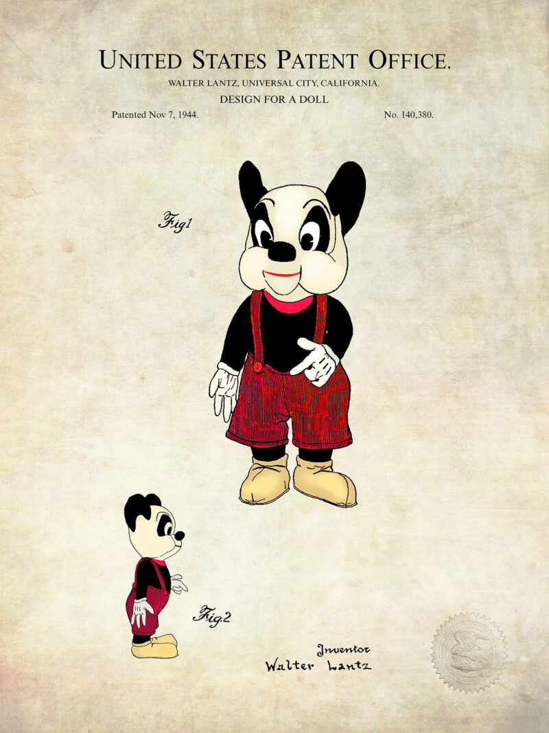 Andy Panda Doll | 1944 Toy Patent
