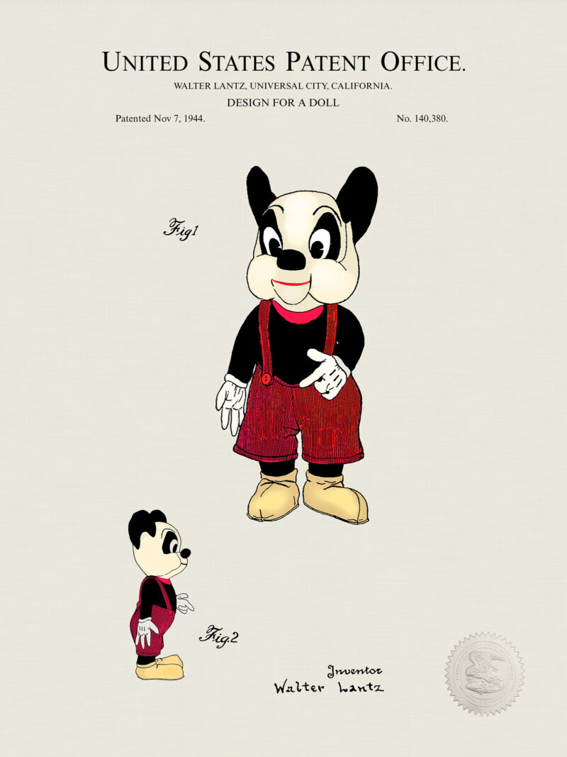 Andy Panda Doll | 1944 Toy Patent