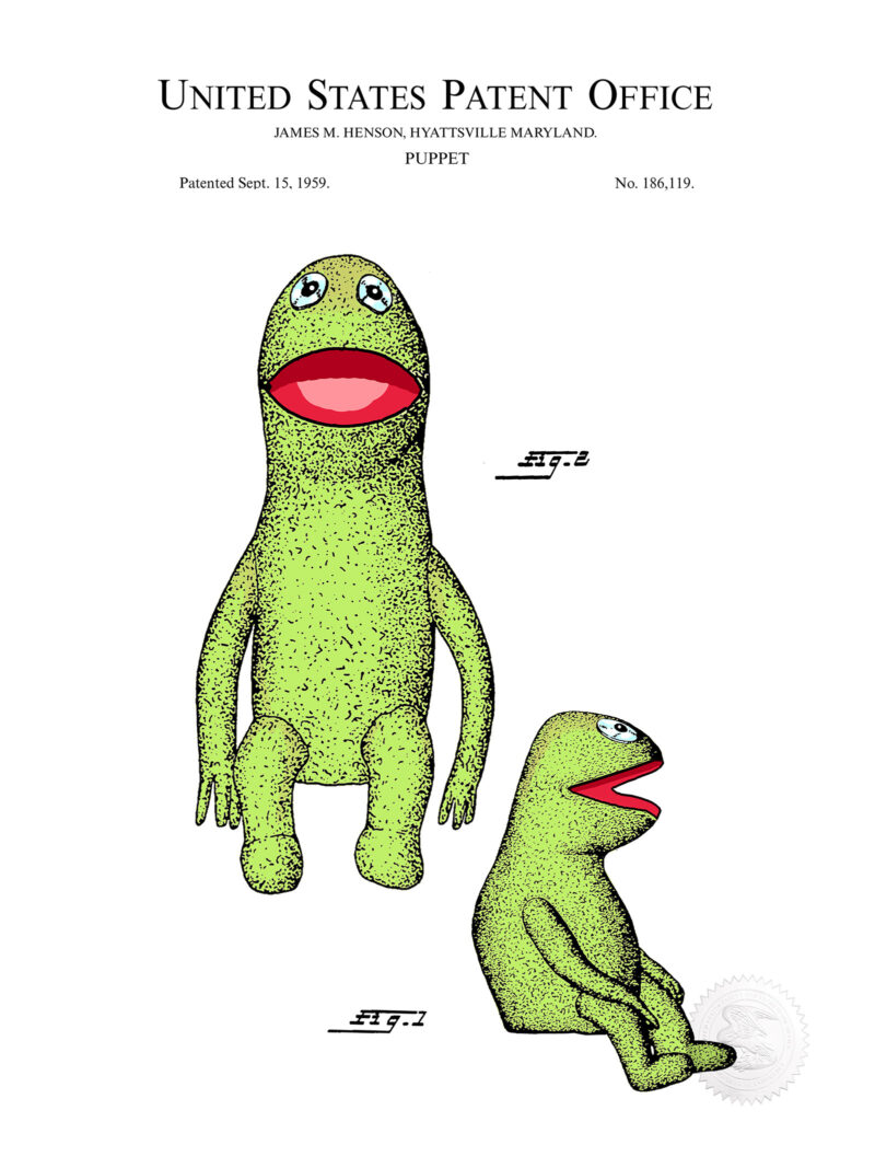 Kermit The Frog | 1959 Henson Patent