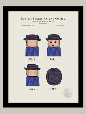 Building Brick Policeman | 1978 Patent