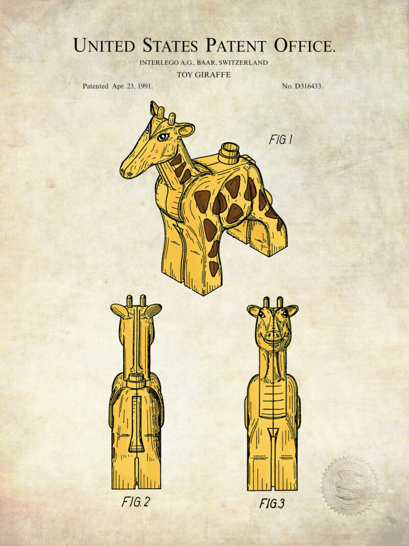 Building Block Elephant | 1991 Patent