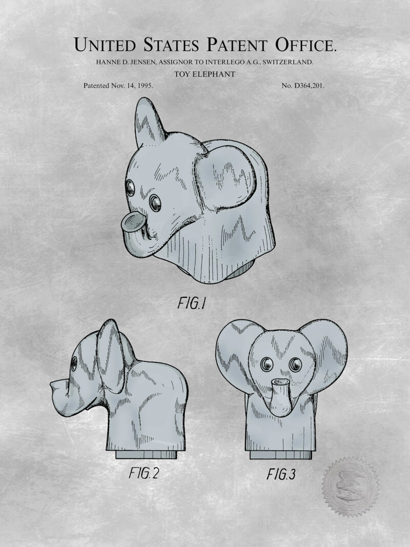 Building Block Elephant | 1995 Patent