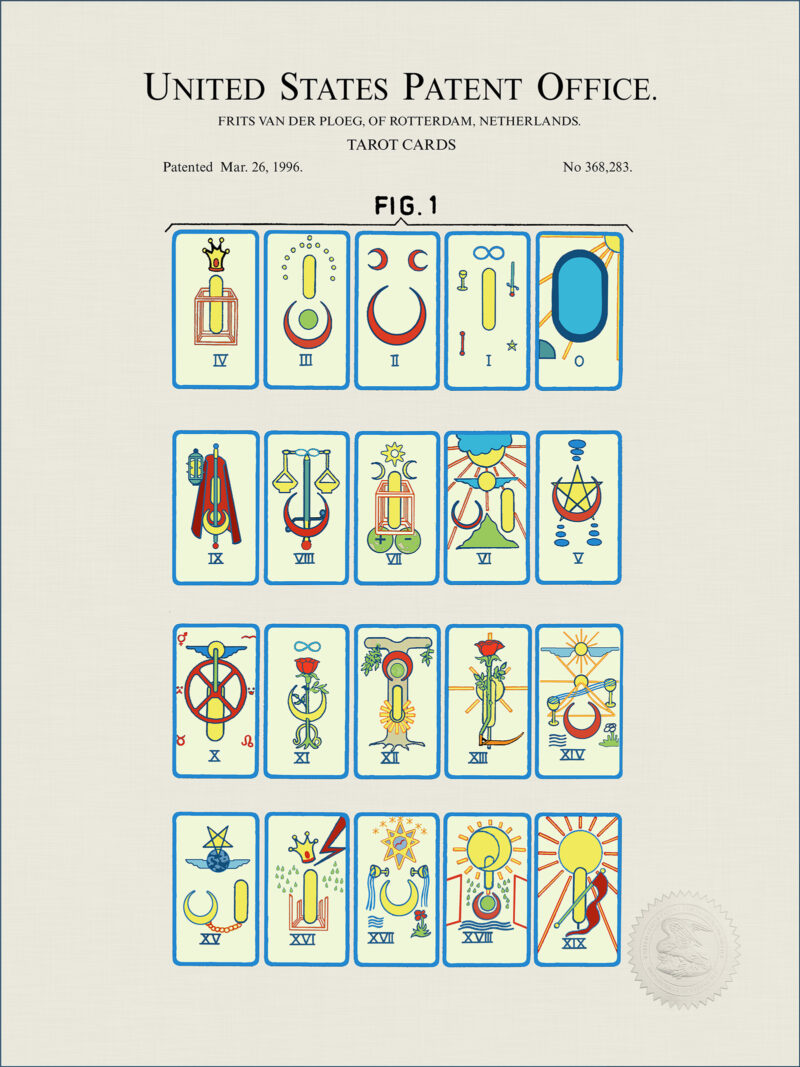 Tarot Card Design | 1996 Patent