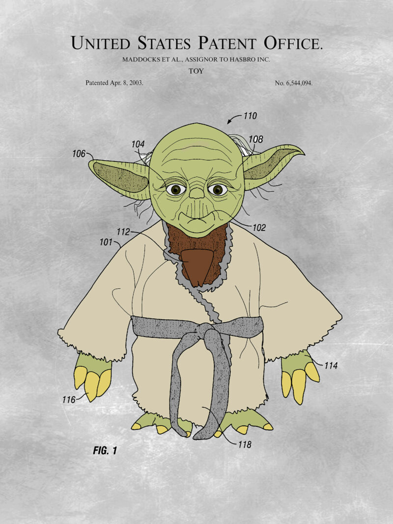 Yoda Toy Figure | 2003 Hasbro Patent
