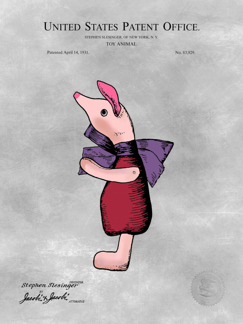 Winnie-the-Pooh | Piglet | 1931 Toy Patent