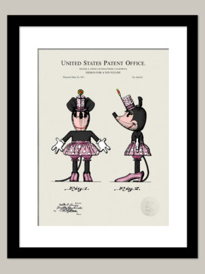 Minnie Mouse | 1931 Disney Patent Print