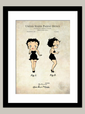 Betty Boop Doll | 1932 Patent Print
