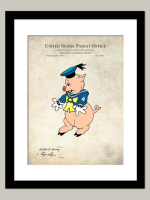 Fidler Pig Print | 1934 Disney Patent