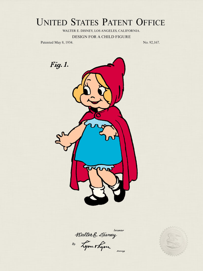 Little Red Riding Hood Patent Prints