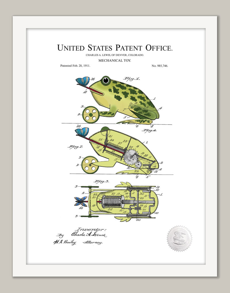 Mechanical Frog Design | 1911 Patent