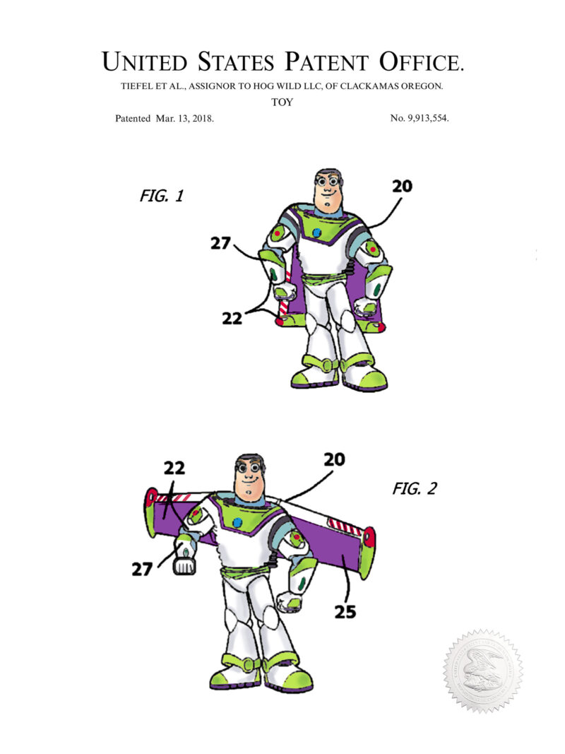 Spaceman Toy Print | 2018 Patent