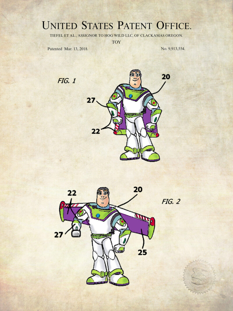 Spaceman Toy Print | 2018 Patent