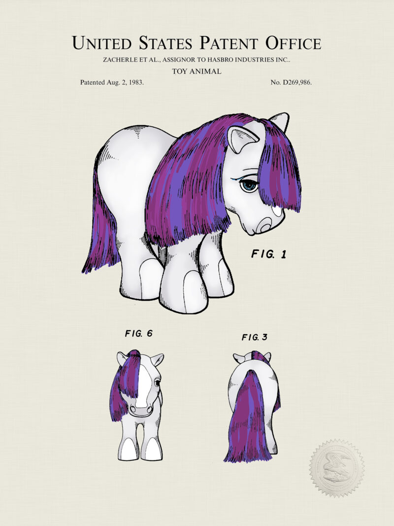 Toy Pony Design | 1983 Patent Prints