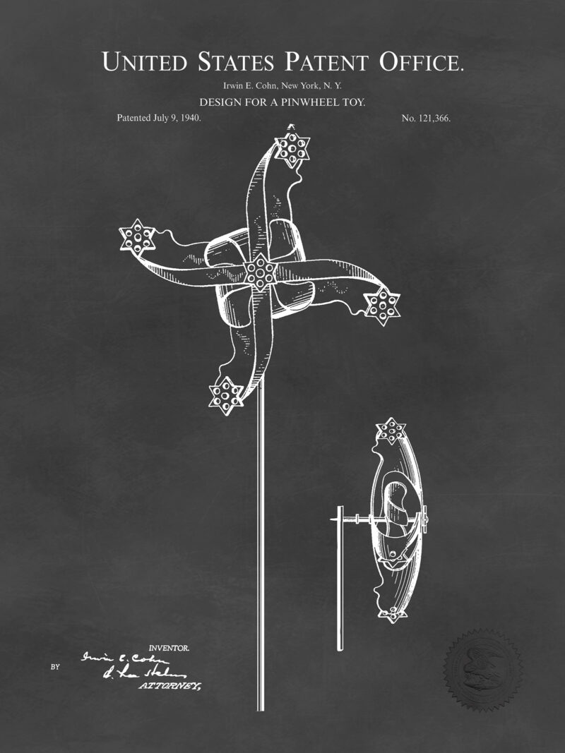 Antique Pinwheel | 1940 Patent