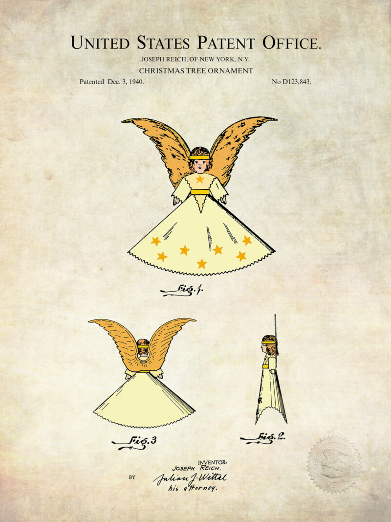 Christmas Tree Angel | 1940 Patent