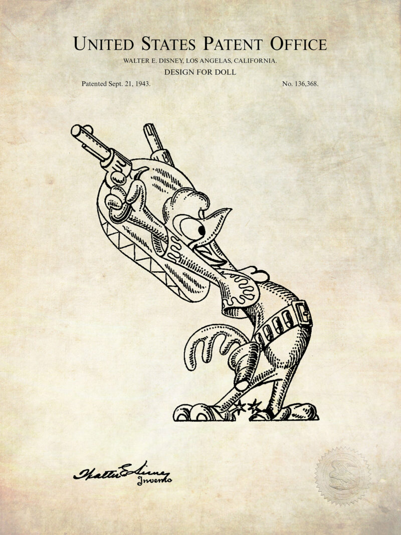 Panchito Pistoles | 1943 Disney Patent