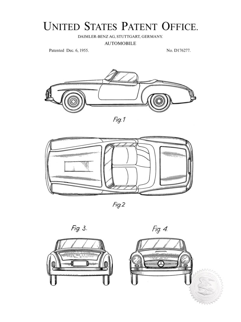 Mercedes 190 SL | 1955 Patent