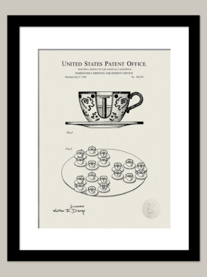 Mad Tea Party Ride | 1957 Disneyland Patent