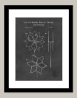 Vintage Pinwheel Design | 1958 Patent Print