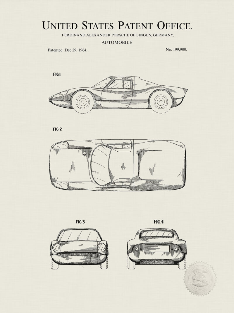 Vintage Porsche Patent Collection