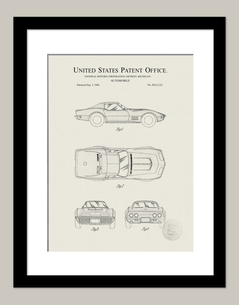 Corvette Stingray | 1968 GM Patent