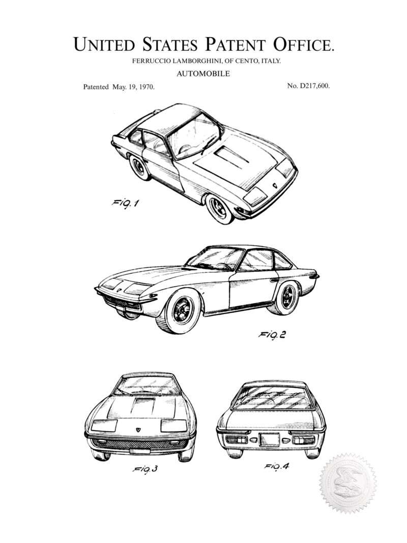 Lamborghini Islero | 1970 Patent