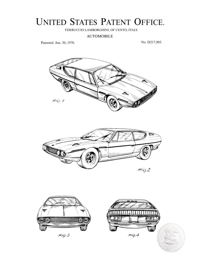 Lamborghini Espada | 1970 Patent