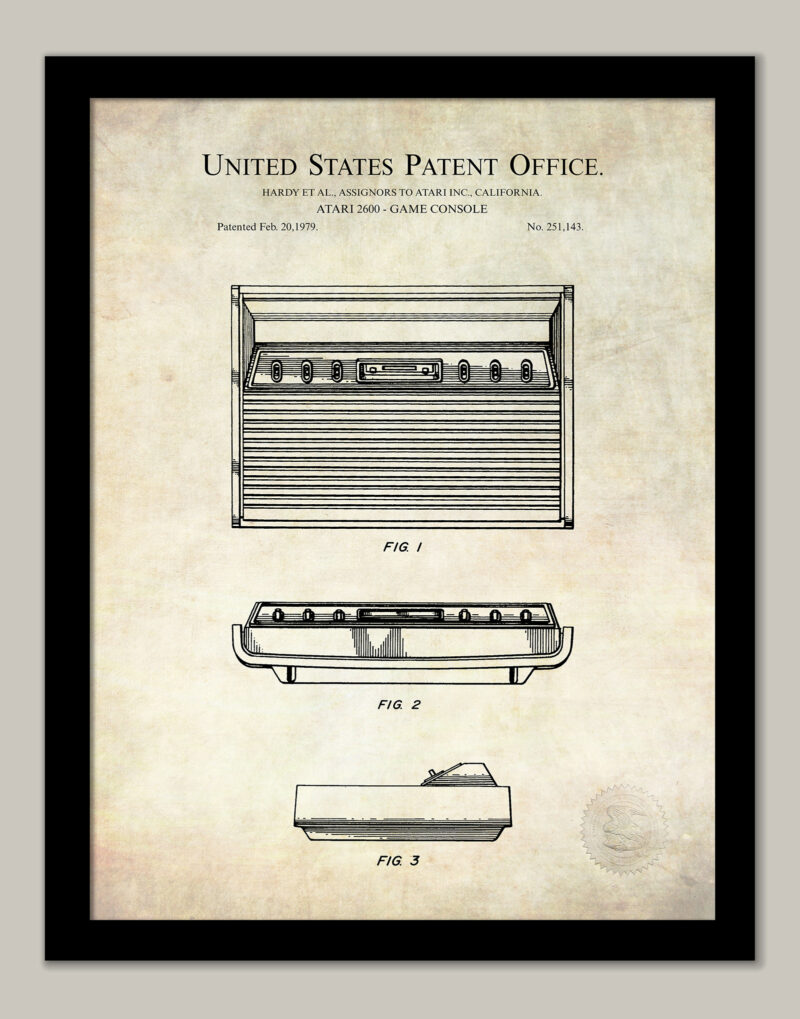 Vintage Video Game Design | 1979 Atari Patent