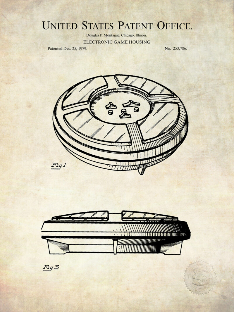 Memory Game Design | 1979 Patent Print