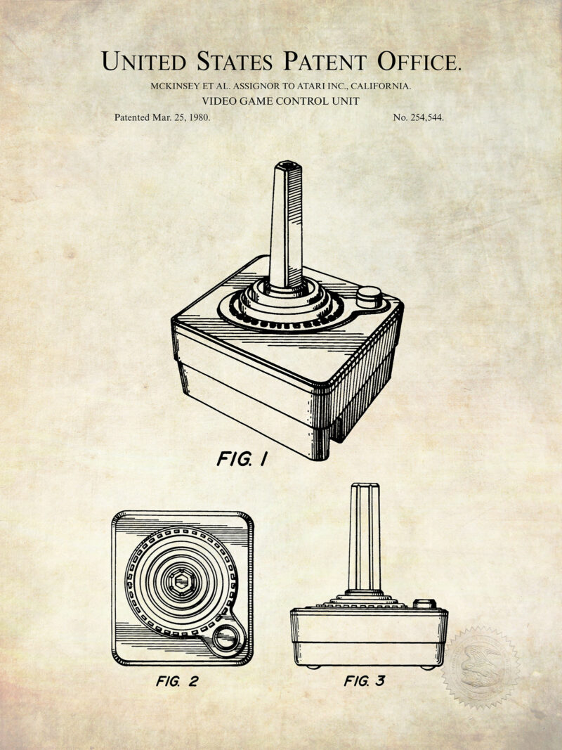 Vintage Gaming Designs | 1979 Atari Patents