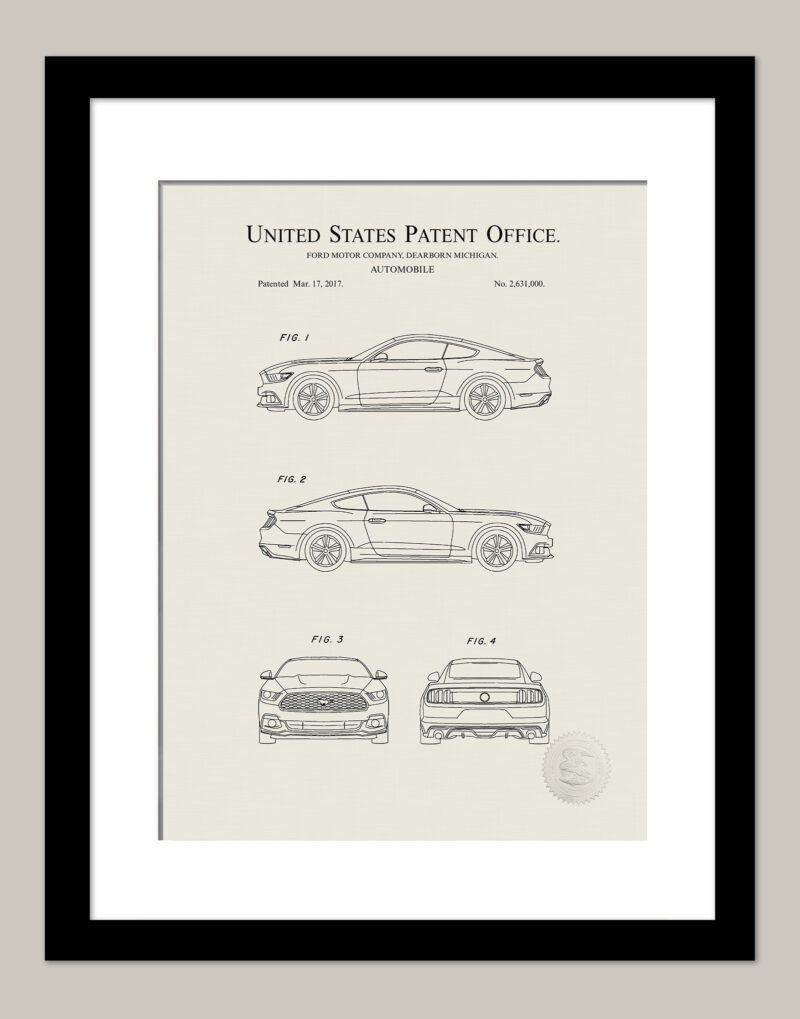 Ford Mustang | 2017 Patent Print