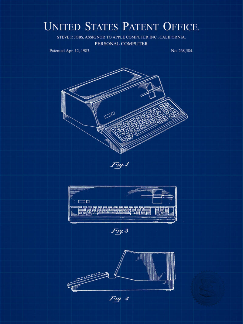 Vintage Computer Design | 1983 Apple Patent
