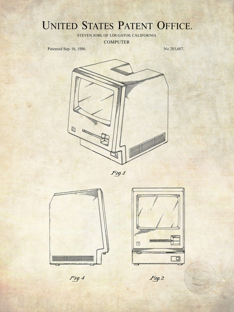 Early Personal Computer | 1986 Apple Patent