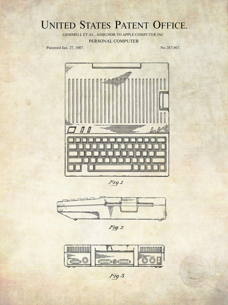 Early Personal Computer Designs | Apple Patents