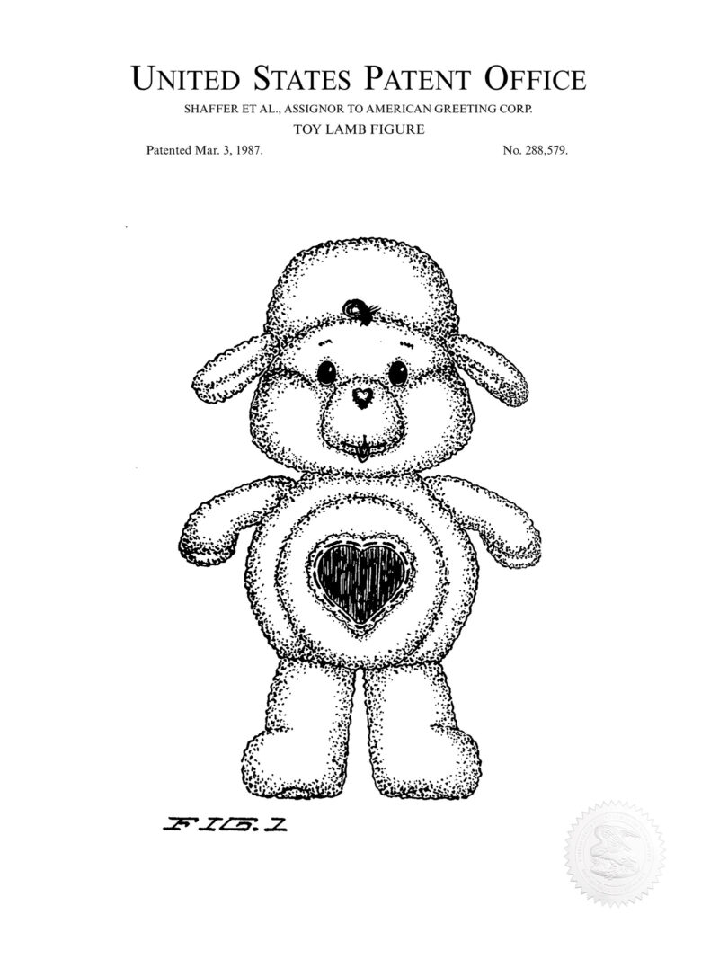 Toy Lamb | 1987 Toy Patent