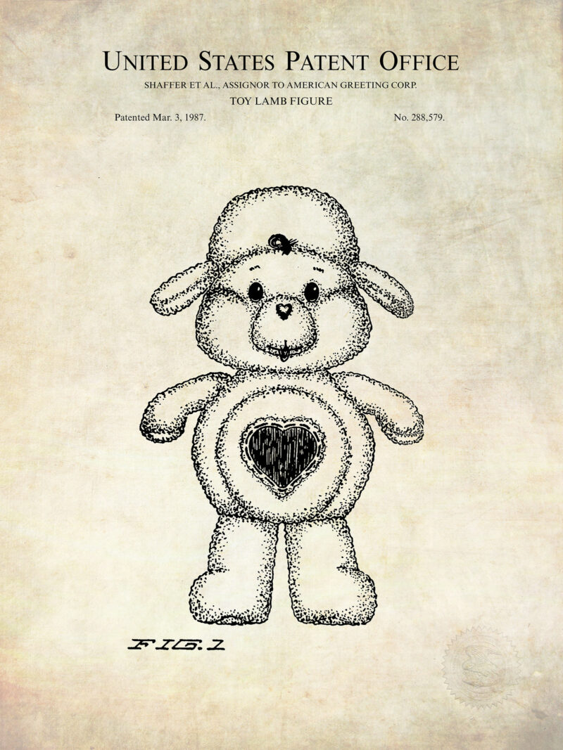 Toy Lamb | 1987 Toy Patent