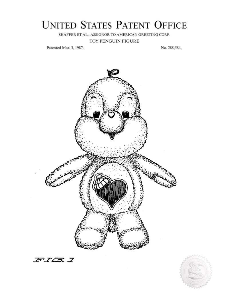 Penguin Figure | 1987 Toy Patent