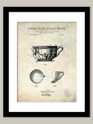 Tea Cup Design | 1898 Haviland Patent