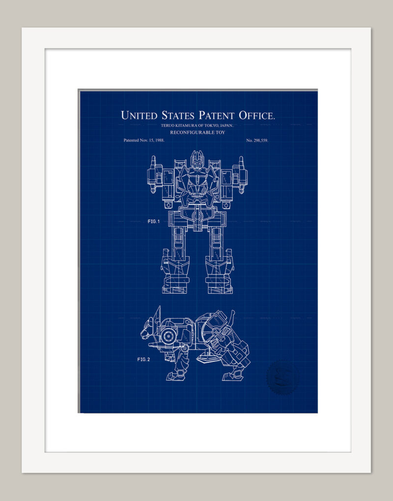 Transforming Robot Design | 1985 Patent