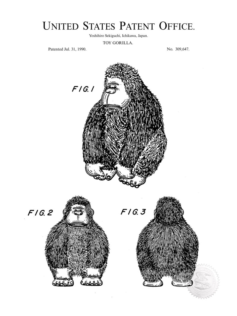 Toy Gorilla | 1990 Figure Patent