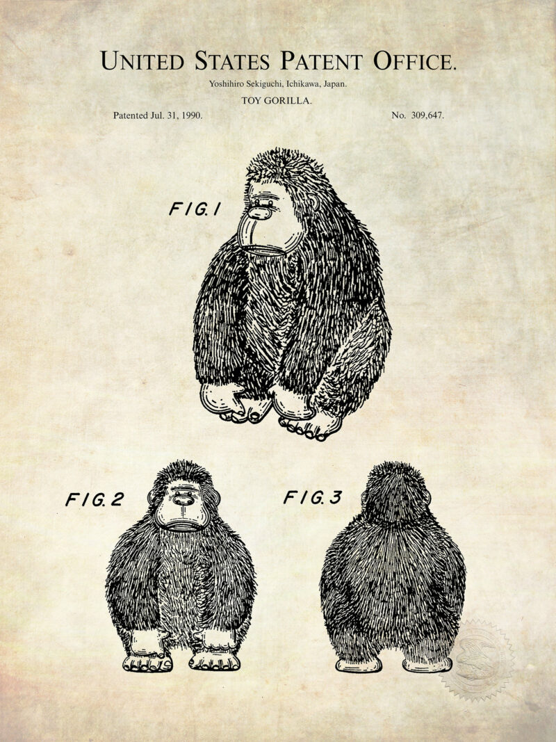 Toy Gorilla | 1990 Figure Patent