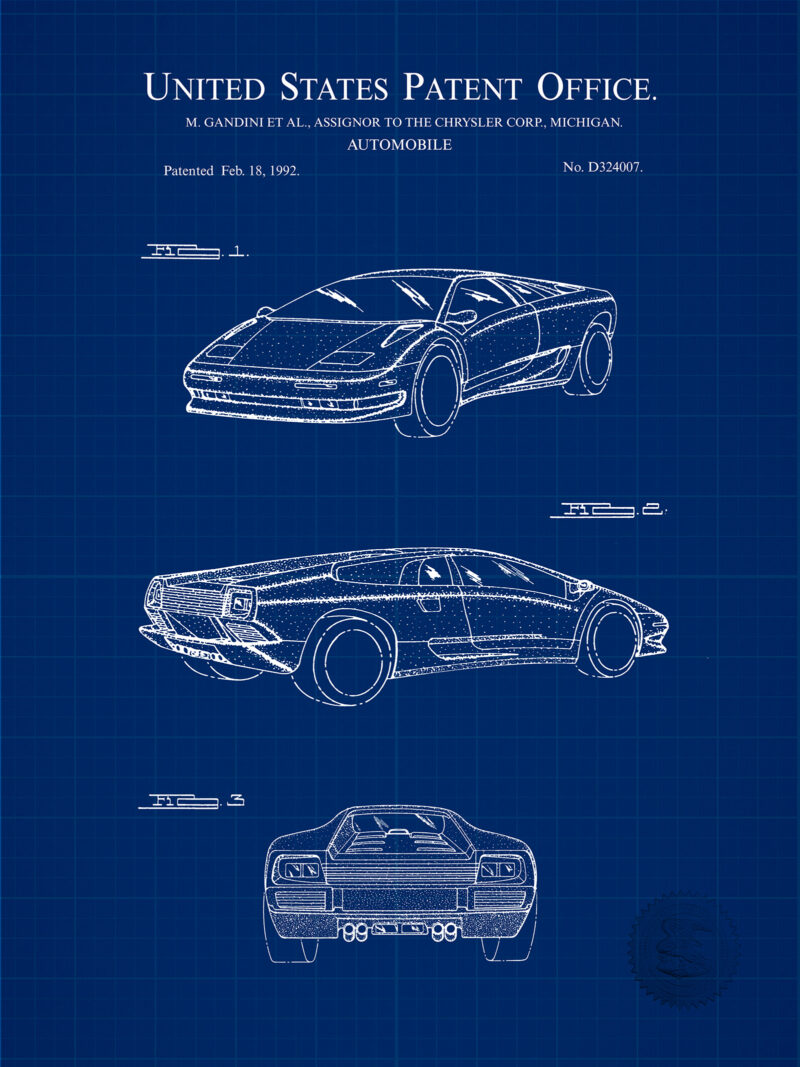 Lamborghini Diablo | 1999 Automobile Patent