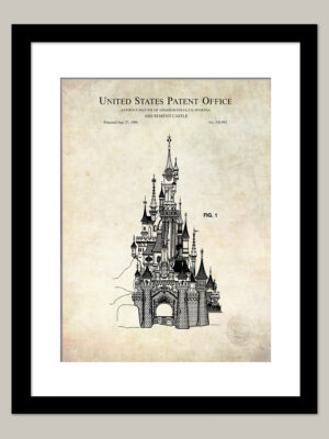 Cinderella Castle | Disneyland Patent Print