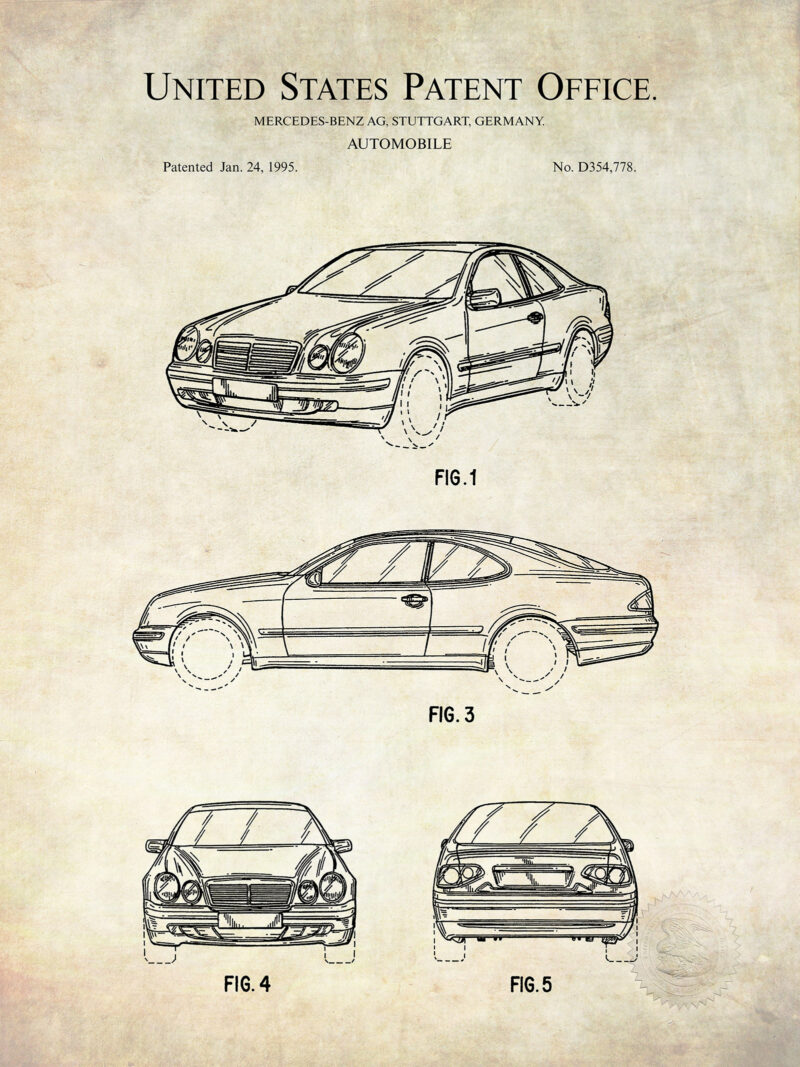 Mercedes 550 SL | 1995 Automobile Patent