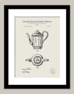 Haviland Teapot | 1898 Patent Print