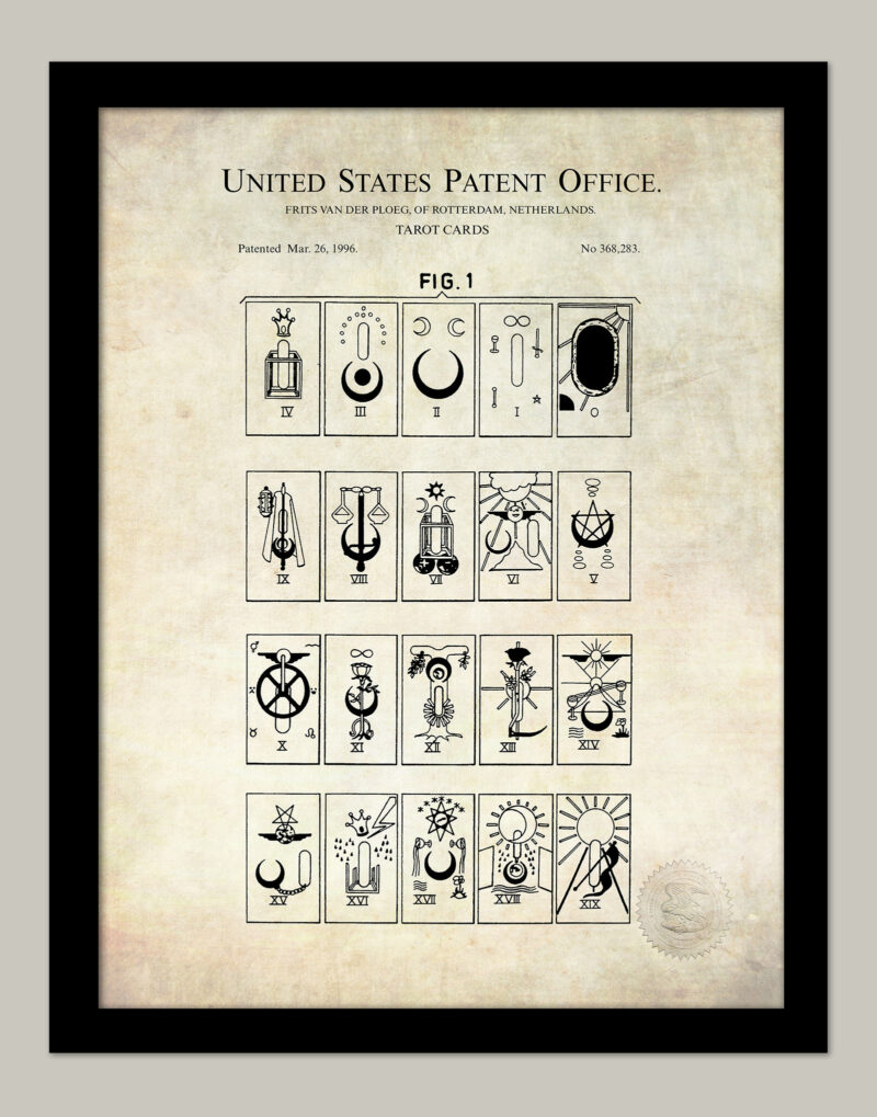 Tarot Card Design | 1996 Patent Print