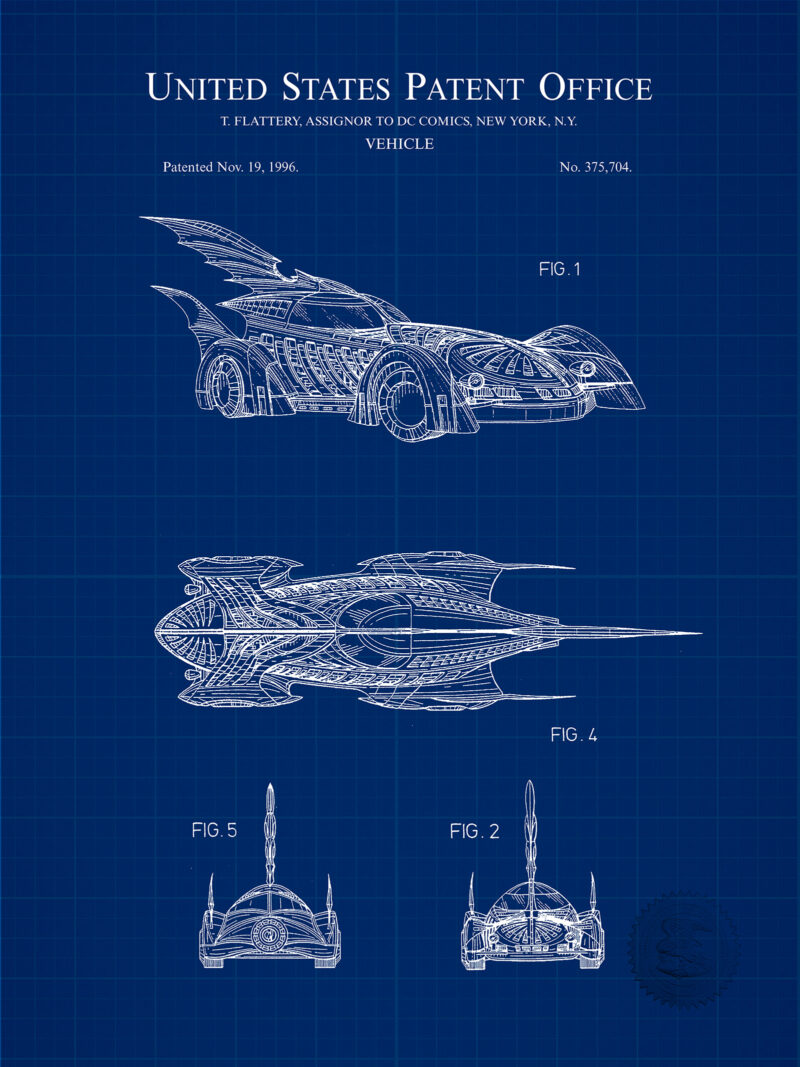 Vehicle Design | 1996 DC Comics Patent